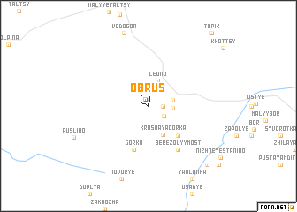 map of Obrus