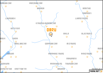 map of Obru