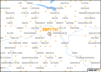 map of Obrytki