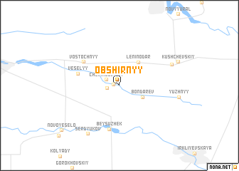 map of (( Obshirnyy ))