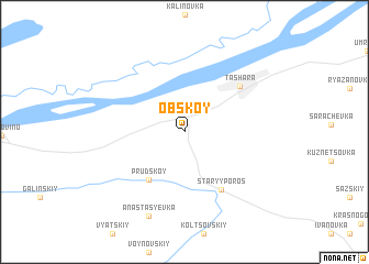 map of Obskoy