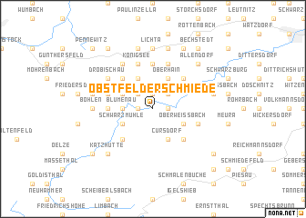 map of Obstfelderschmiede