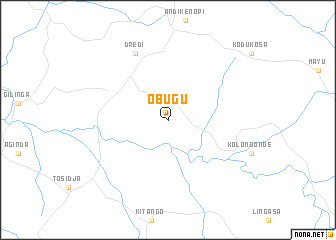 map of Obugu