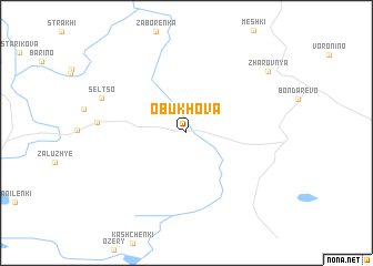 map of Obukhova