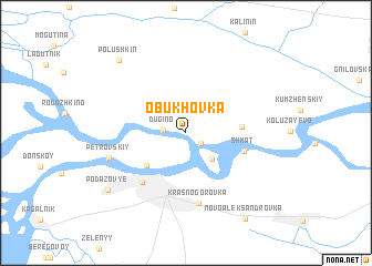 map of Obukhovka