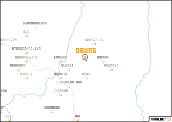 map of Obung
