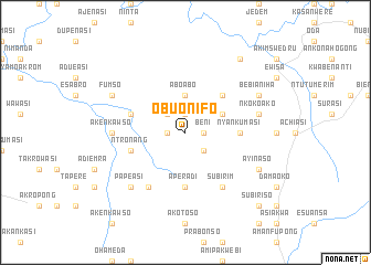 map of Obuonifo