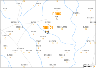 map of Oburi