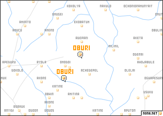 map of Oburi