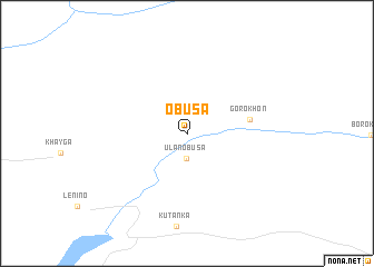 map of Obusa