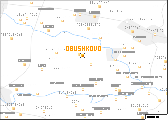 map of Obushkovo