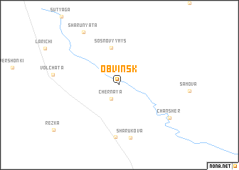 map of Obvinsk