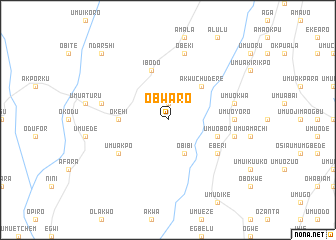 map of Obwaro