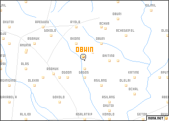 map of Obwin