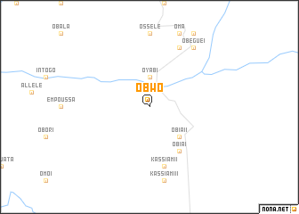 map of Obwo