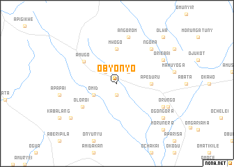 map of Obyonyo
