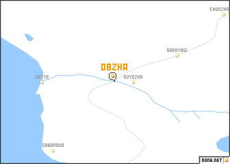 map of Obzha