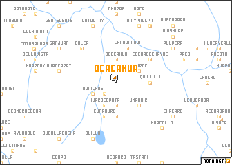 map of Ocacahua