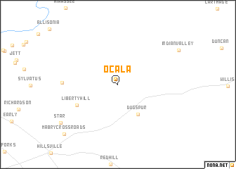 map of Ocala