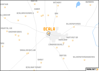 map of Ocala