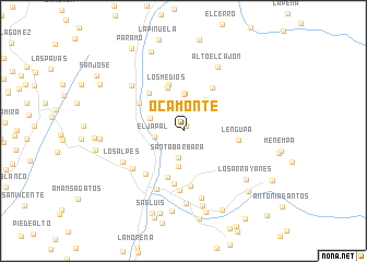 map of Ocamonte