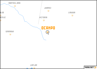 map of Ocampo