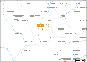 map of Ocampo