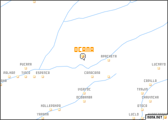 map of Ocaña