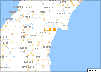 map of Ocaña