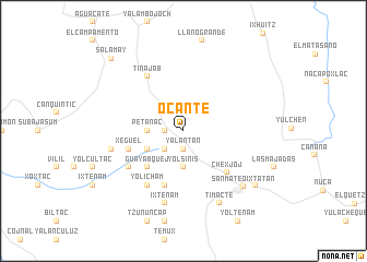 map of Ocanté