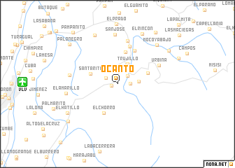 map of Ocanto