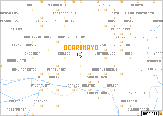 map of Ocarumayo