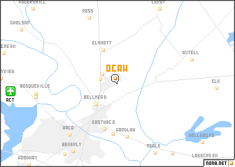 map of Ocaw