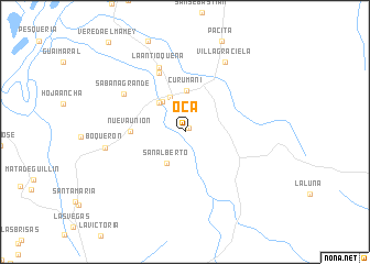 map of Oca