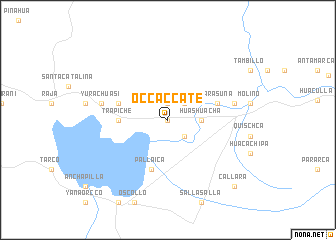 map of Occaccate