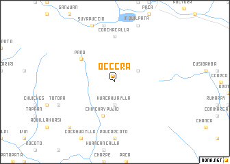 map of Oc-ccra