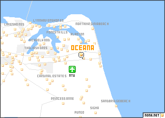 map of Oceana