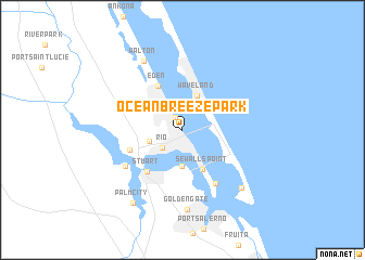 map of Ocean Breeze Park