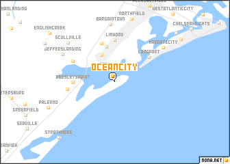 map of Ocean City