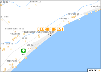 map of Ocean Forest