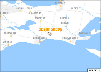 map of Ocean Grove