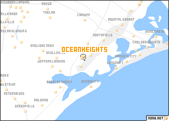 map of Ocean Heights