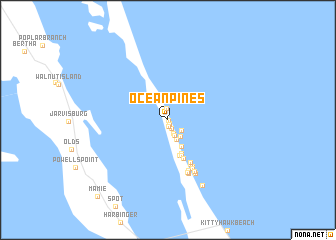 map of Ocean Pines