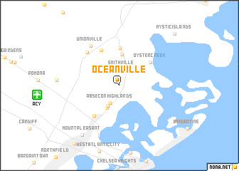 map of Oceanville