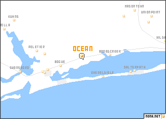 map of Ocean