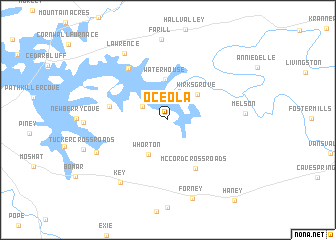 map of Oceola