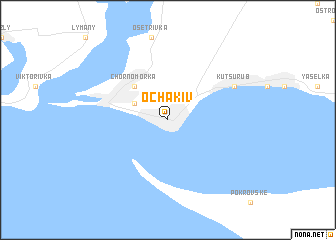 map of Ochakiv