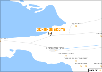 map of Ochakovskoye