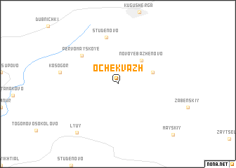 map of Ochekvazh