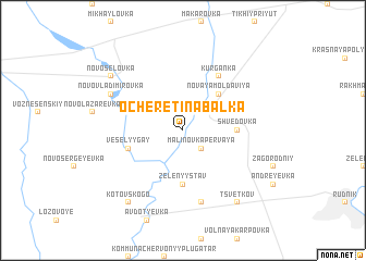 map of Ocheretina Balka